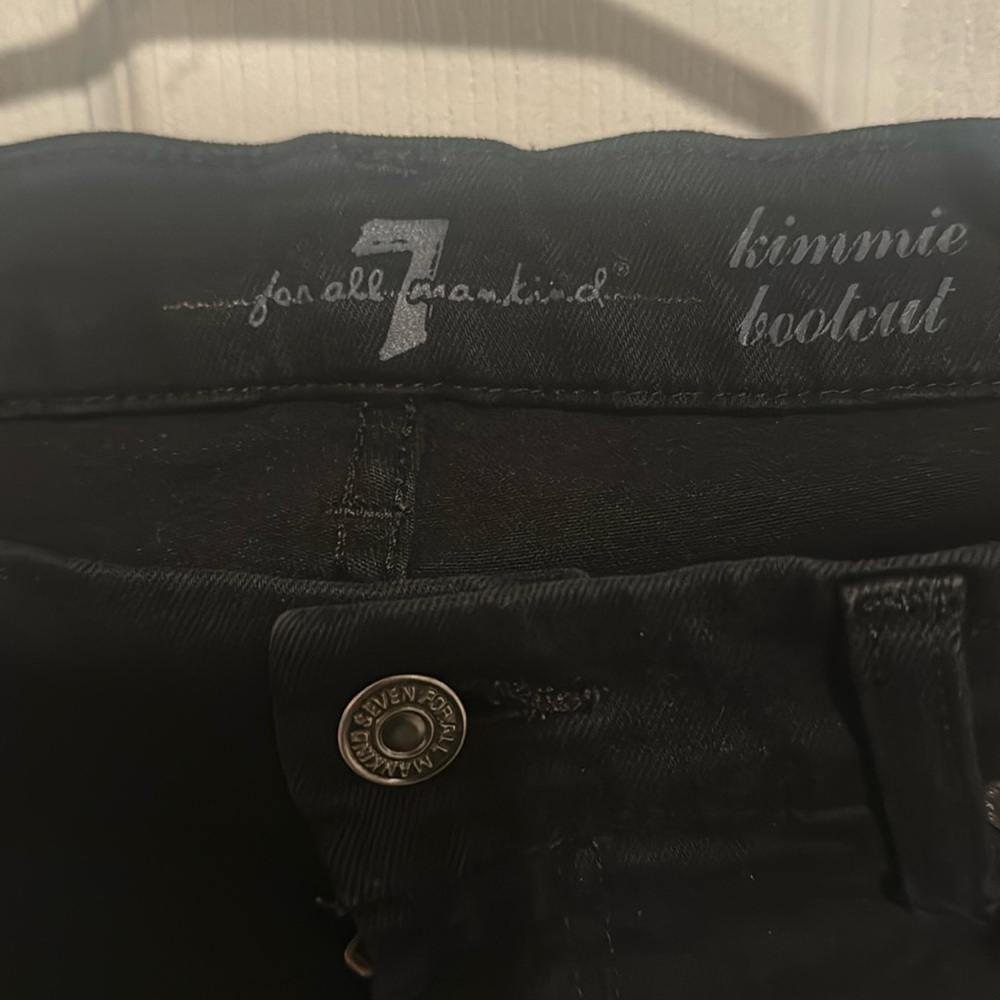 7 bootcut black jeans